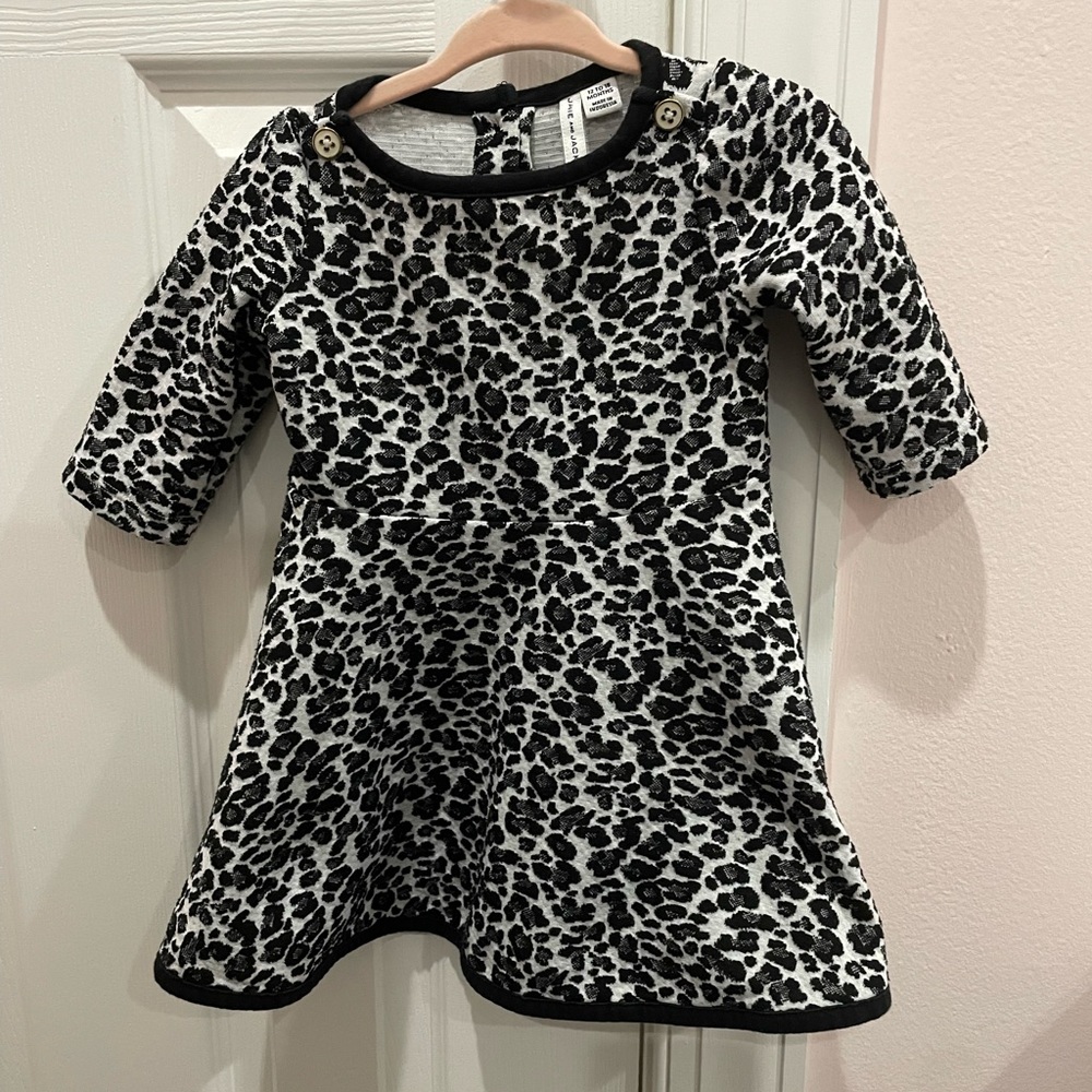 Like new Janie & Jack leopard print dress